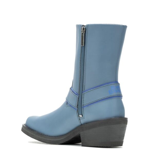 Harley-Davidson Womens Korsen Harness Blue Boots (NWT) - Picture 6 of 7